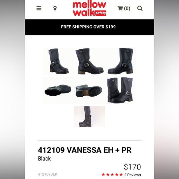 Leather Motorcycle Safety Boot - Picture 6 of 6